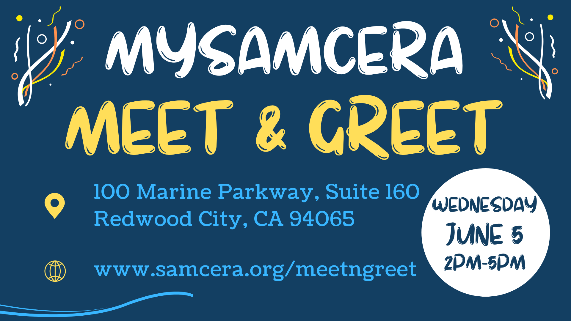 Retirees, join us at SamCERA on June 5th to learn all about your MySamCERA account